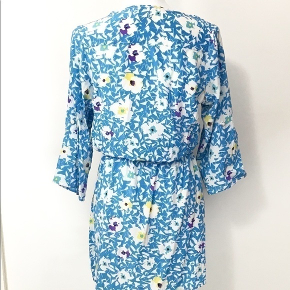 Yumi Kim Silk Floral Dress Elastic Waist Small - Picture 4 of 8